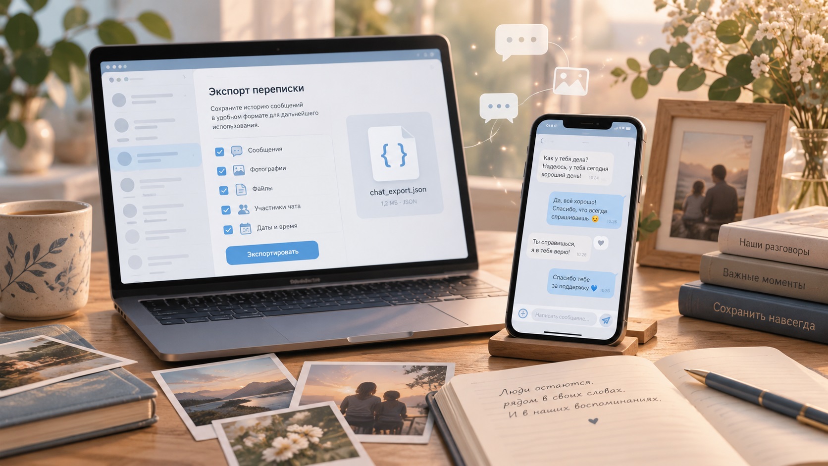 Как сохранить переписку Telegram и подготовить её для цифрового образа